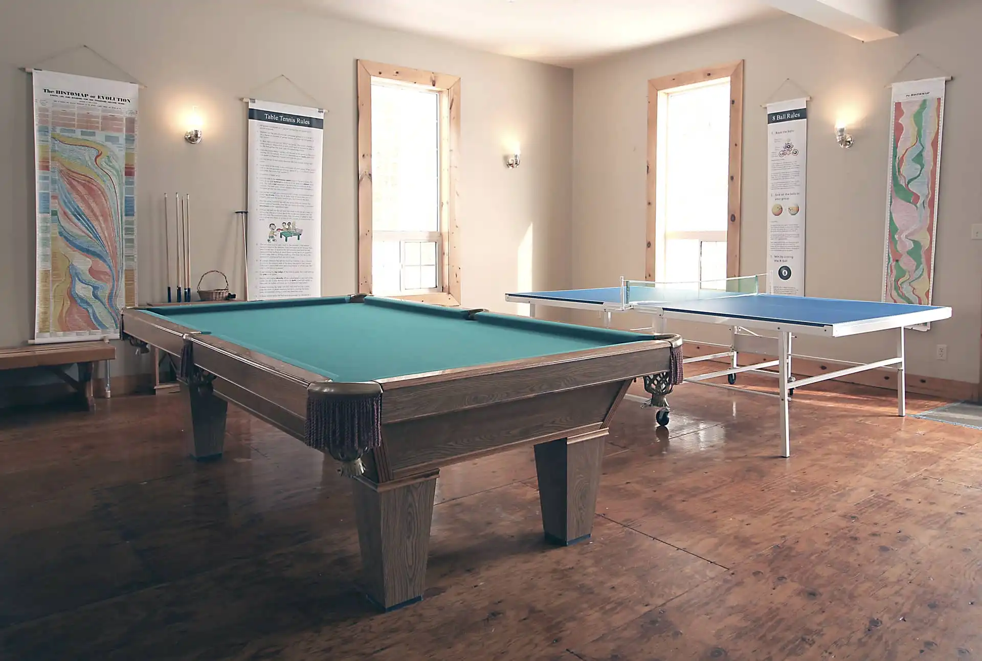 Pool and Ping Pong Tables