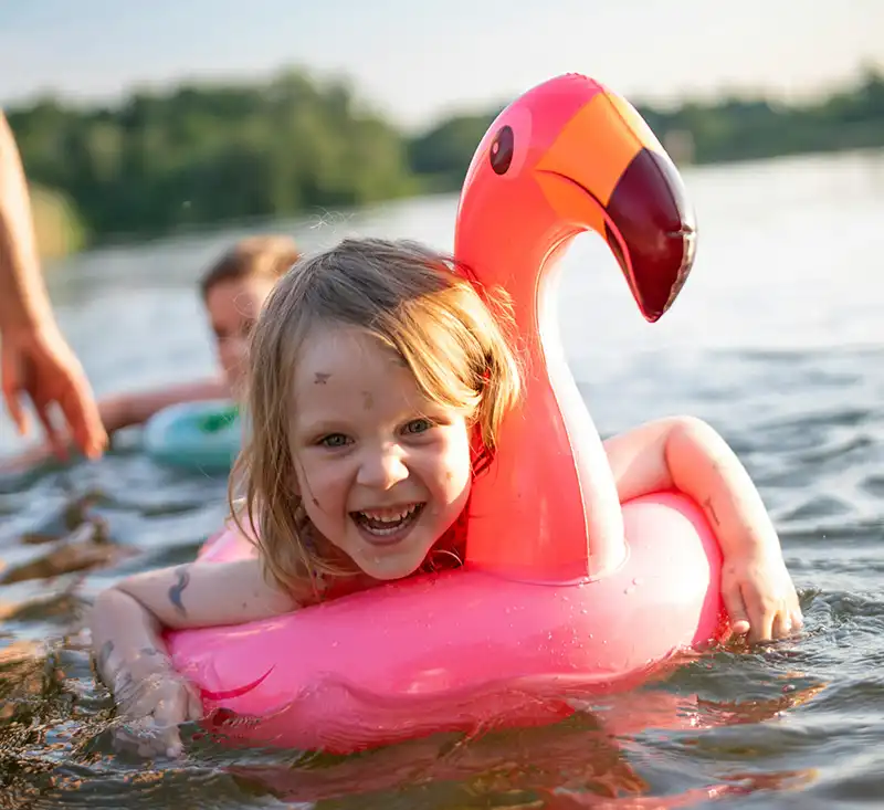 Swimming Child